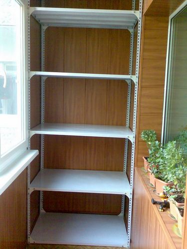 Стеллаж для балкона: как сделать своими руками из дерева, металлический, фото (стеллаж, балкон) Стеллаж для балкона: как сделать своими руками из дерева, металлический, фото