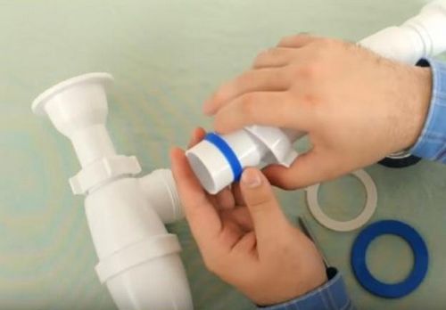 Установка сифона на кухне: схема сборки и установка для мойки