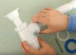 Установка сифона на кухне: схема сборки и установка для мойки