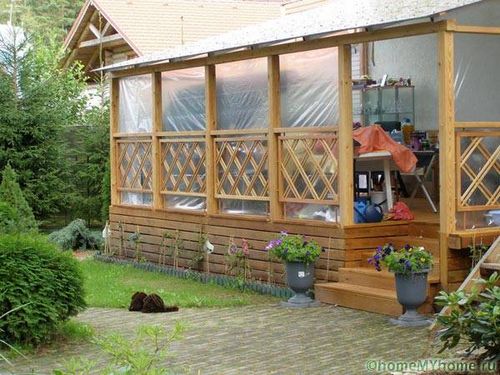 Веранда к дому своими руками: проекты, фото и рекомендации