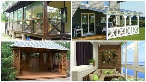 Веранда к дому своими руками: проекты, фото и рекомендации