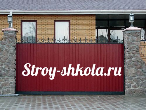 Ворота из профнастила своими руками - Видео по созданию ворот. Узнай! (ворот, каркас) Ворота из профнастила своими руками - Видео по созданию ворот. Узнай!